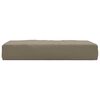vidaXL Pallet Cushion Taupe Oxford fabric (100% polyester)
