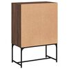 vidaXL Side Cabinet Brown Oak Engineered Wood 27.2x14.6x39.4 in