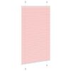 vidaXL Pleated Blind Pink 100% Polyester 75 x 150 in Adjusts for Comfort