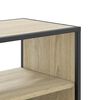vidaXL TV Cabinet Sonoma Oak Engineered wood, metal TV Cabinet
