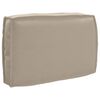 vidaXL Cushion Set 3 pcs Taupe Oxford Fabric