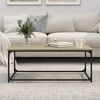 vidaXL Coffee Table Sonoma oak Engineered wood Medium Durable