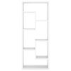 vidaXL Wall Shelf White 14.2x6.3x35.4" Engineered Wood