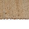 vidaXL Area Rug Natural 90% jute + 10% cotton 4.7x5.9 ft Area Rug