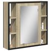 vidaXL Bathroom Mirror Cabinet Sonoma oak