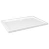 vidaXL Rectangular ABS Shower Base Tray White 31.5"x43.3"