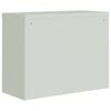 vidaXL File Cabinet Light Grey Powder-coated steel