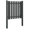 vidaXL Garden Fence Gate Steel 39.4x29.5" Anthracite