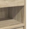 vidaXL Bedside Cabinet Sonoma oak Engineered wood Small Bedside Cabinet