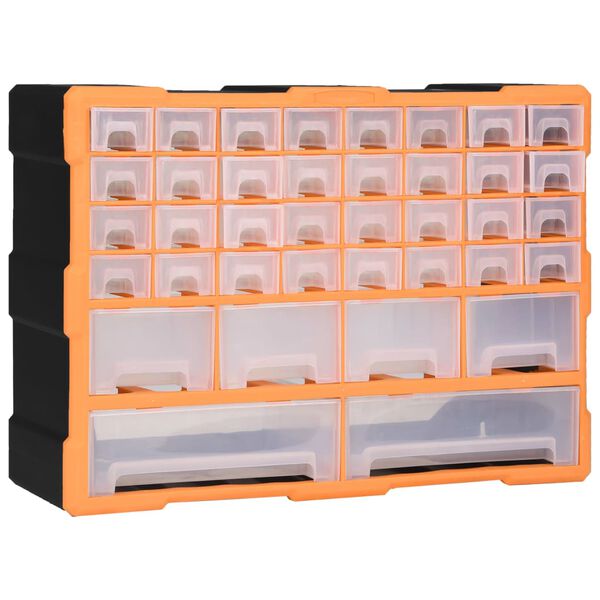 vidaXL Multi-drawer Organizer with 38 Drawers 20.5"x6.3"x14.8"