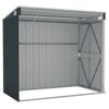 vidaXL Garden Shed Anthracite Galvanized steel 46.5 x 76.4 x 70.1 in