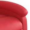 vidaXL Massage Recliner Chair Red Faux Leather Standard