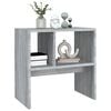 vidaXL Side Table Grey Sonoma Engineered wood 19.7x11.8x19.7 in