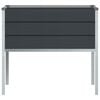 vidaXL Planter Anthracite 100 x 45 x 90 cm Galvanised Steel