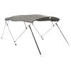 vidaXL 4-bow Bimini Top with Sidewalls 95.7x(90.6-96.1)x53.9"