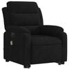 vidaXL Electric Stand up Massage Recliner Chair Black Velvet