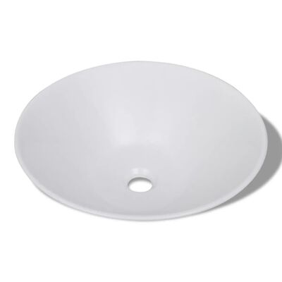 Bathroom Porcelain Ceramic Sink Art Basin Bowl White