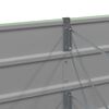 vidaXL Planter Green 125.98 x 15.75 x 17.72 in Steel