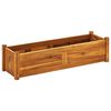 vidaXL Raised Bed Brown Acacia wood 39.4 x 11.8 x 9.8 in Durable