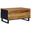 vidaXL Coffee Table 31.5x21.3x15.7" Solid Wood Mango&Engineered Wood