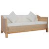 vidaXL Sofa Set Natural Natural rattan Medium Washable Covers Sofa Set