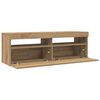 vidaXL TV Cabinet Artisan Oak Engineered Wood 47.2x13.8x15.7 in