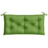 vidaXL Garden Bench Cushion Melange green 100% polyester 39.4 x 19.7 in