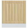 vidaXL Dishwasher Panel Sonoma Oak Engineered Wood 23.6x0.6x26.4in