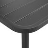 vidaXL Outdoor Table Dark Grey E-coated and Powder-Coated Steel