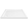 vidaXL Square ABS Shower Base Tray White 31.5"x31.5"