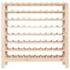 vidaXL Wine Rack 43.1x11.8x42.3" Solid Wood Pine