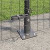 vidaXL Fence Post Other 52 pcs Grey 1.26 x 1.26 x 32.87 in Steel