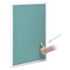 vidaXL Access Panel with Aluminum Frame and Plasterboard 11.8"x23.6"