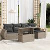 vidaXL Garden Sofa Set Light Grey, Anthracite