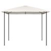 vidaXL Gazebo Cream Steel 9.8x9.8ft Durable Gazebo Square Modern