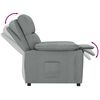 vidaXL Recliner Chair Dark Grey Fabric (100% polyester), Metal, Solid Wood