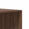 vidaXL Wardrobe Brown Oak Engineered Wood Compact Wardrobe Rectangular