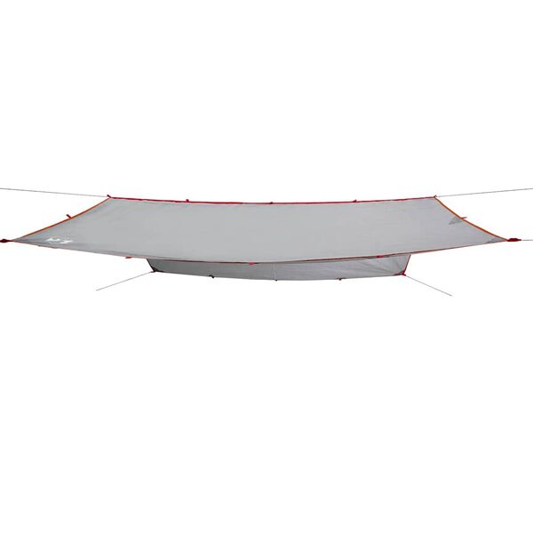 vidaXL Camping Tarp Grey and Orange 196.9x115.7" Waterproof