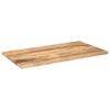 vidaXL Table Top 43.3"x27.6"x1.5" Rectangular Solid Wood Mango