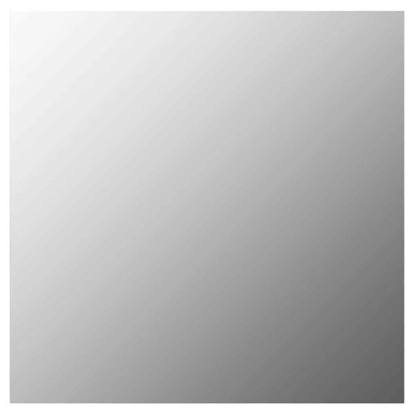 vidaXL Wall Mirror Transparent Glass 16 x 16 in Minimalistic