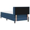 vidaXL Box Spring Bed with Mattress with Mattress Blue 35.4" x 78.7