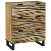 vidaXL Bathroom Furniture Set with Drawer 3 pcs Brown Engineered Wood
