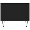 vidaXL Coffee Table Black Engineered wood, Iron Medium Coffee Table