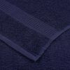 vidaXL Guest Towel Set of 4 Navy blue 100% cotton 11.8 x 19.7 in