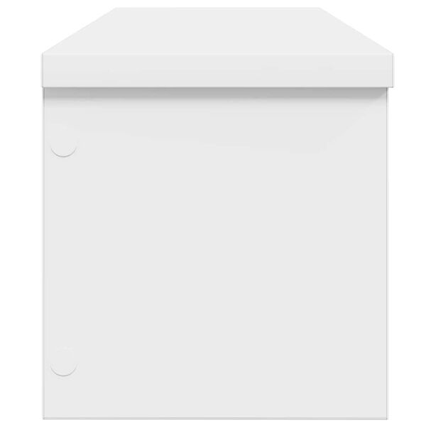 vidaXL Kitchen Rack Stackable White 23.6x5.9x6.3" Engineered Wood