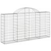 vidaXL Gabion Basket Set of 30 Silver Galvanized Iron
