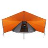 vidaXL Family Tipi Tent Folding Grey and Orange 510 x 690 x 330 cm