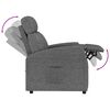 vidaXL Recliner Dark Gray Fabric