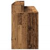 vidaXL Desk Old wood Engineered wood Medium Desk Rectangular Modern