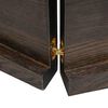 vidaXL Bathroom Countertop Dark Brown 55.1 x 19.7 x (0.8-1.6) " Treated Solid Wood